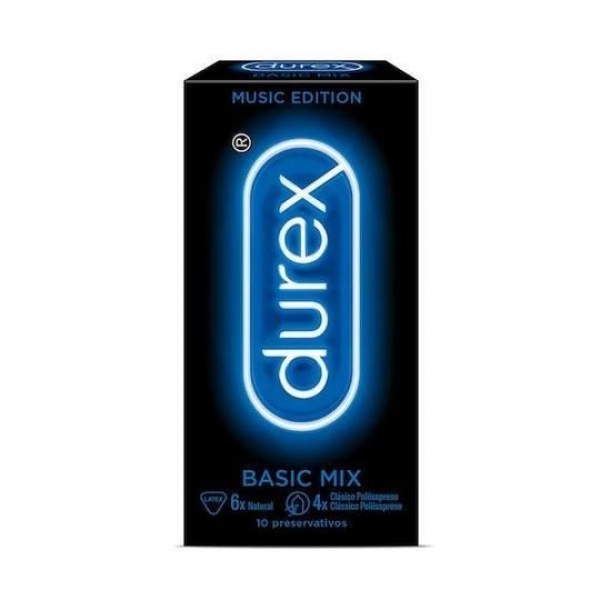 DUREX BASIC MIX 10 PRESERVATIVOS