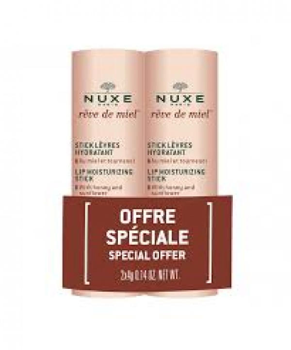 NUXE REVE DE MIEL DUPLO STICK LABIAL HIDRATANTE