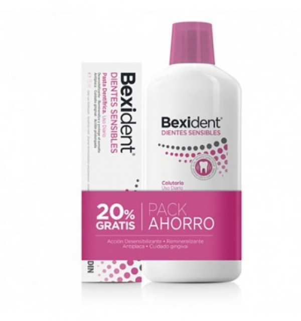 BEXIDENT DIENTES SENSIBLES PASTA 75ML + COLUTORIO 500ML