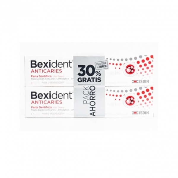 BEXDIDENT ANTICARIES DUPLO PASTA DENTAL 2X125ML 30% GRATIS