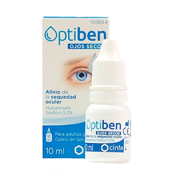 OPTIBÉN OJOS SECOS COLIRIO 10ML