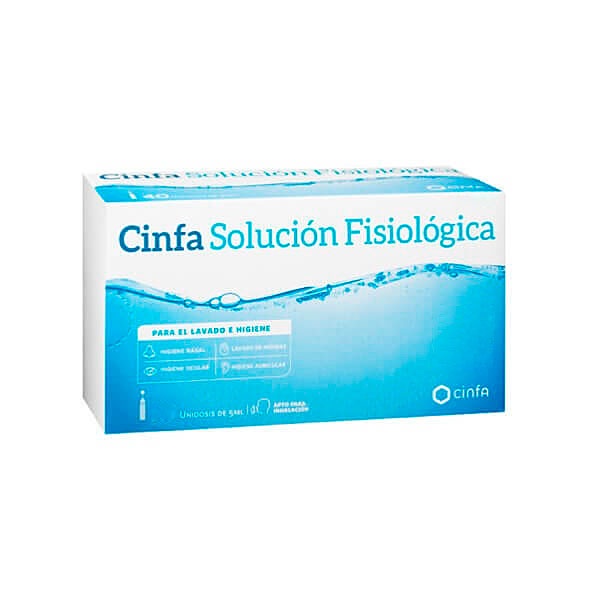 SOLUCIÓN FISIOLÓGICA CINFA 40 UNIDOSIS