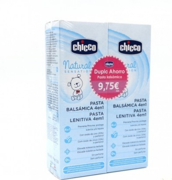 CHICCO DUPLO PASTA BALSAMICA 4 EN 1 2X100ML