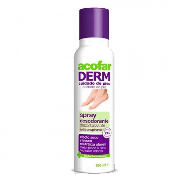 ACOFARDERM SPRAY DESODORANTE PIES 150ML