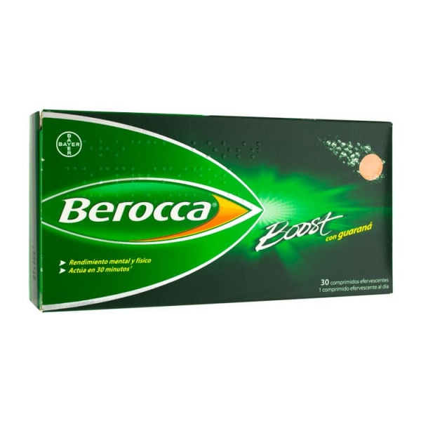 BEROCCA BOOST 30 COMPRIMIDOS EFERVESCENTES