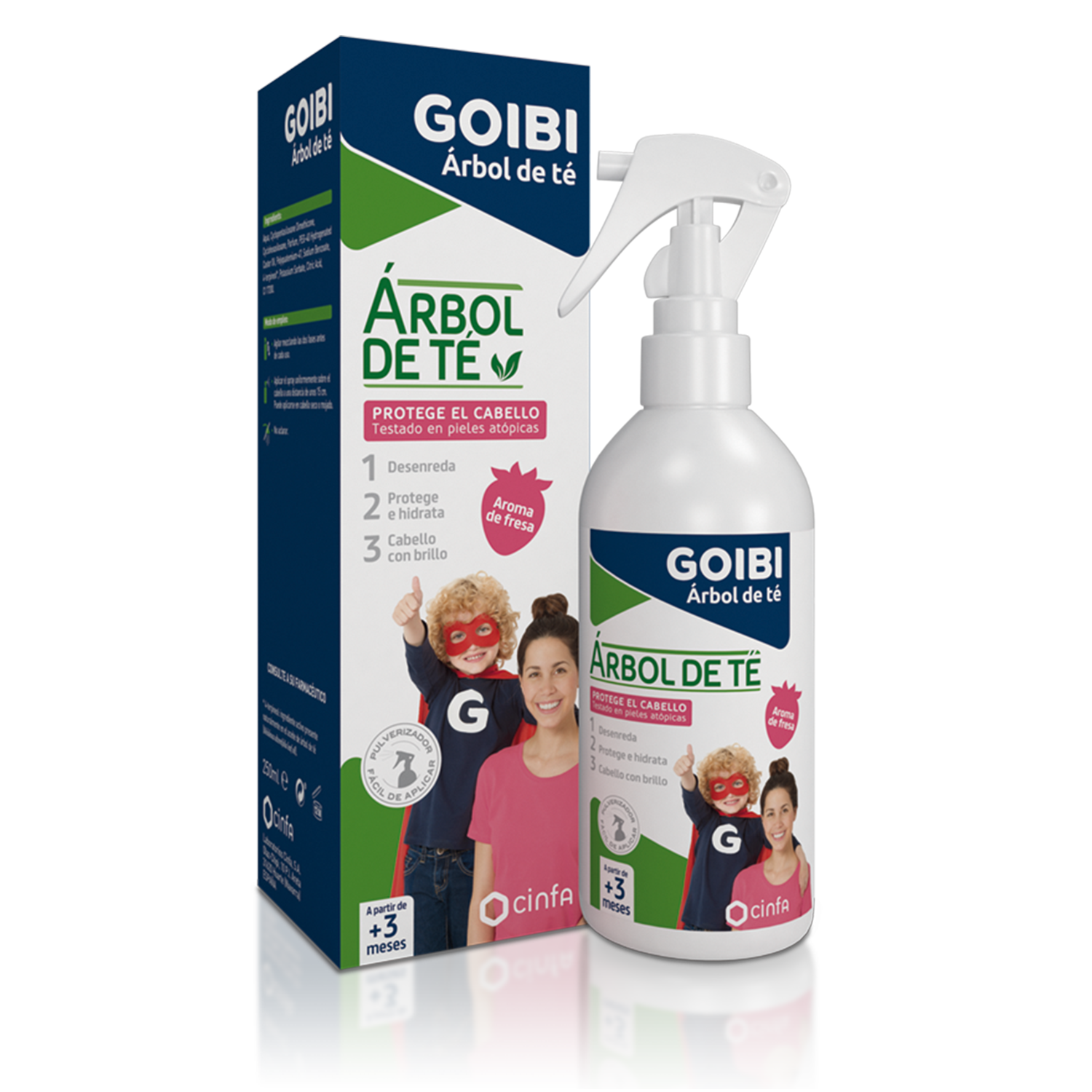 GOIBI ARBOL DE TE PROTEGE SPRAY AROMA FRESA 250ML