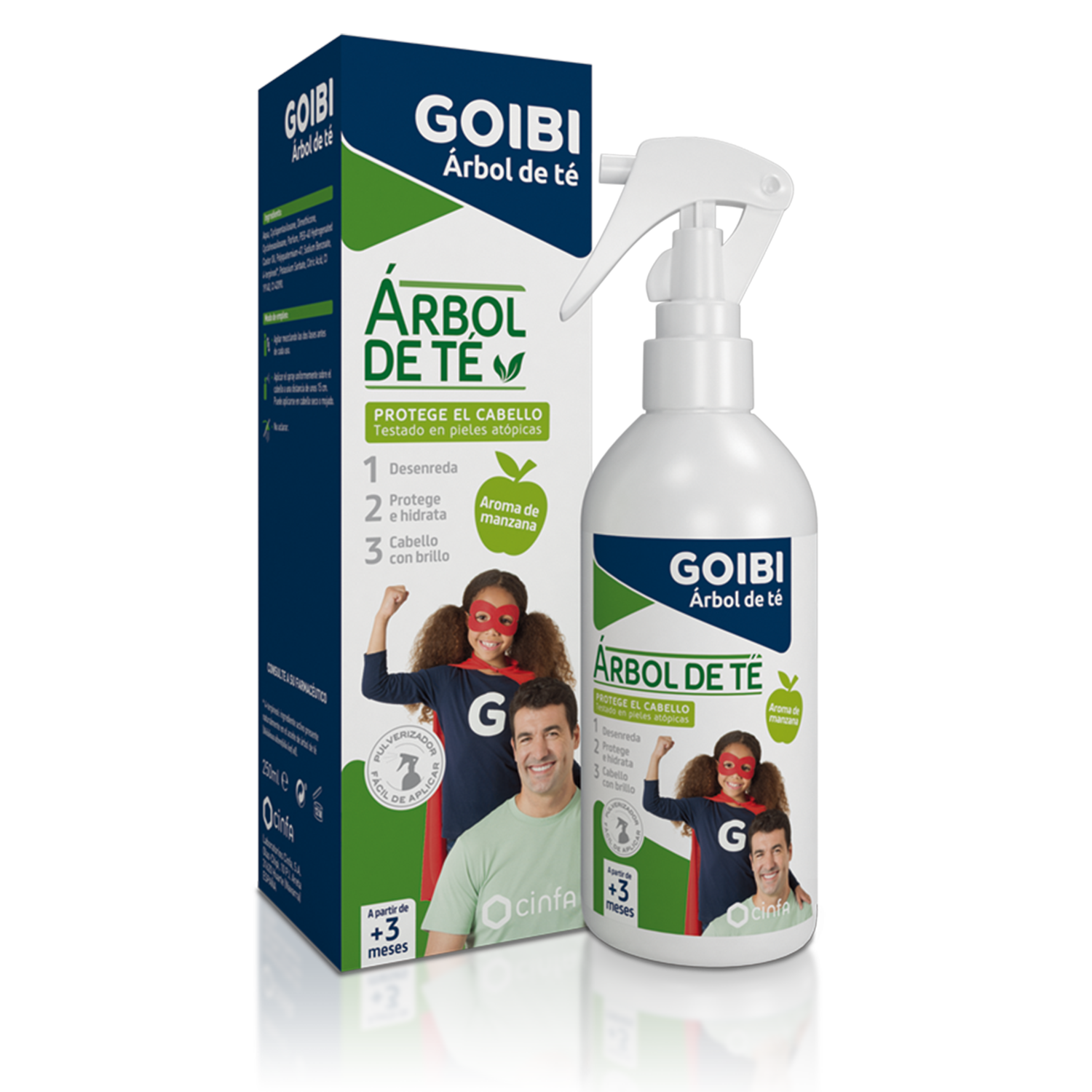 GOIBI ARBOL DE TE PROTEGE SPRAY AROMA MANZANA 250ML