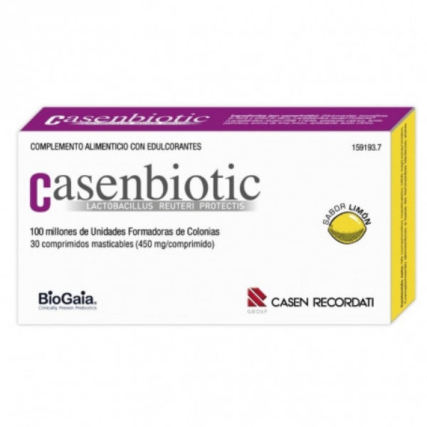 CASENBIOTIC LIMON 30 COMPRIMIDOS