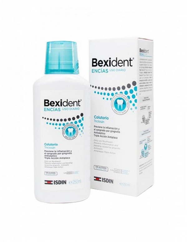 BEXIDENT ENCIAS USO DIARIO COLUTORIO TRICLOSAN 250 ML