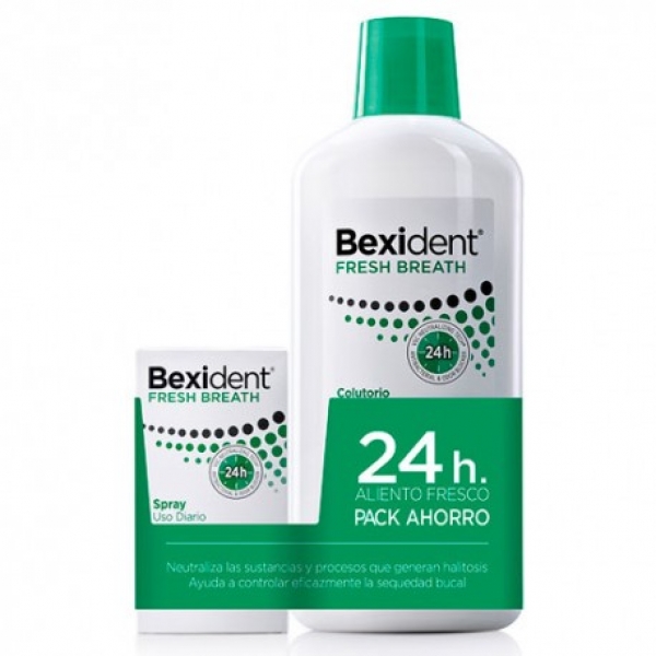 PACK BEXIDENT FRESH BREATH COLUTORIO 500ML + SPRAY