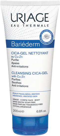 BARIEDERM CICA GEL LIMPIADOR 200ML