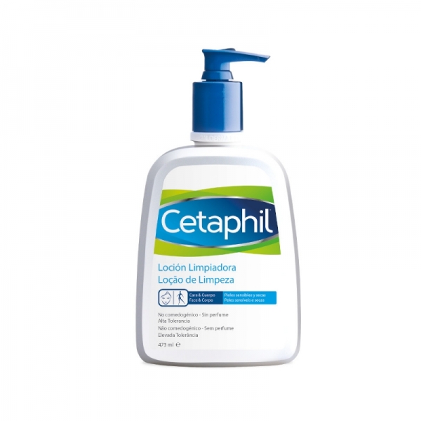 CETAPHIL LOCION LIMPIADORA PIEL SENSIBLE, NORMAL A SECA 473ML