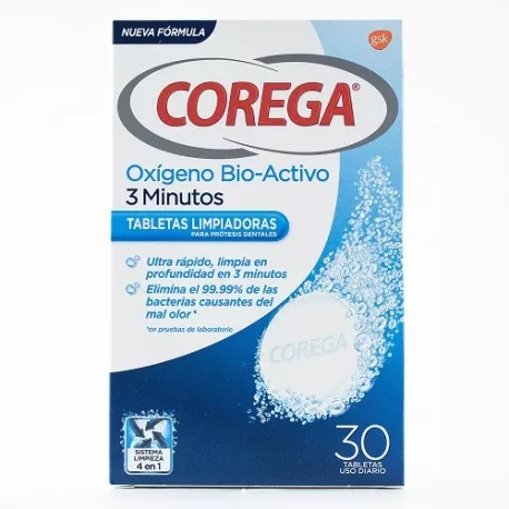 COREGA OXIGENO BIO-ACTIVO 30 TABLETAS