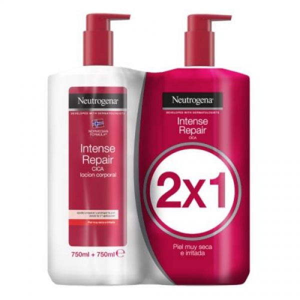 NEUTROGENA DUPLO LOCION CORPORAL REPARACION INTENSA 750ML + 750ML