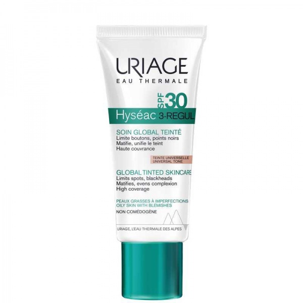 URIAGE HYSÉAC 3-REGUL CUIDADO GLOBAL CON COLOR SPF 30+ 40ML