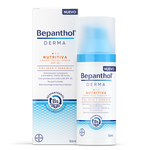 BEPANTHOL CREMA FACIAL DIARIA SPF 25+ 50ML