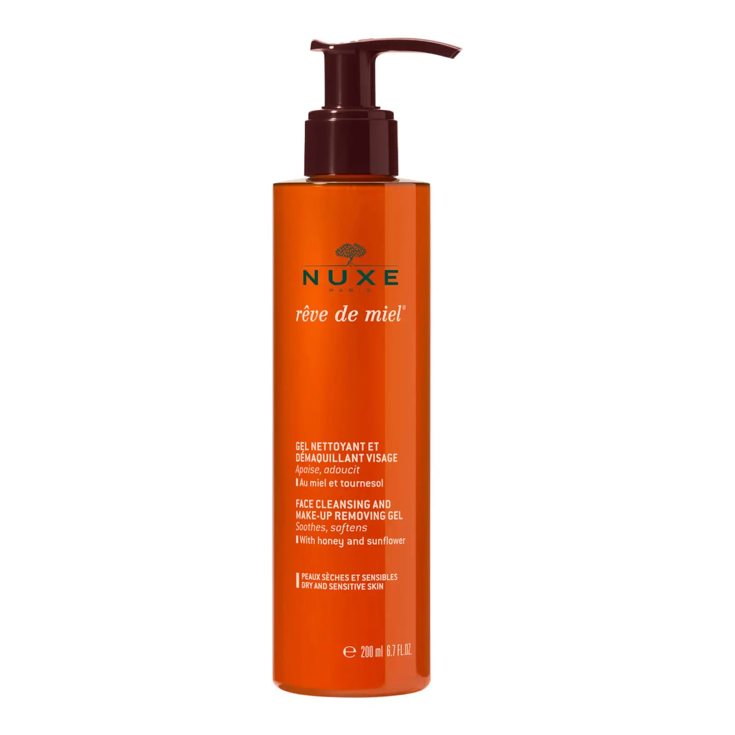 NUXE REVE DE MIEL GEL LIMPIADOR DERMATOLOGICO ROSTRO Y CUERPO 400ML