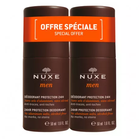 NUXE MEN DUPLO DESODORANTE 24H 2X50ML