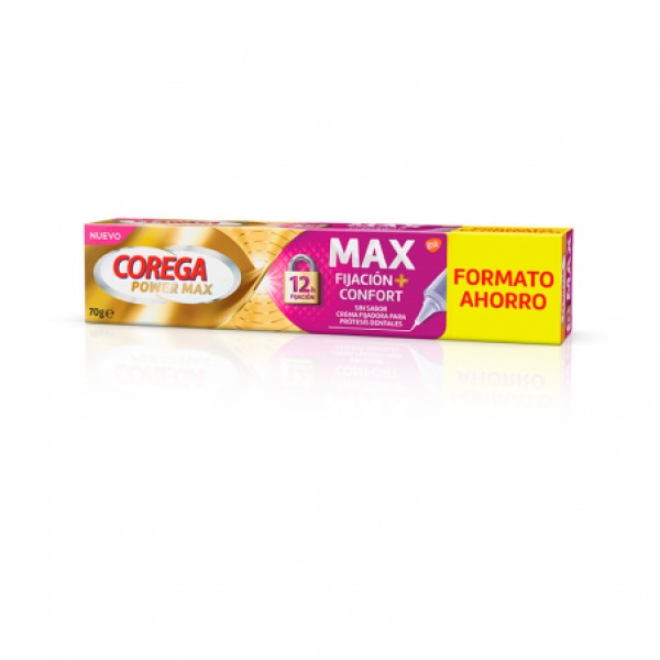 COREGA MAX FIJACION Y CONFORT 70GR