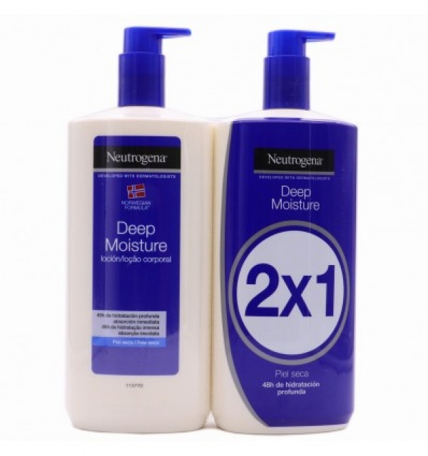 NEUTROGENA LOCION CORPORAL HIDRATACION PROFUNDA 750ML + 750ML