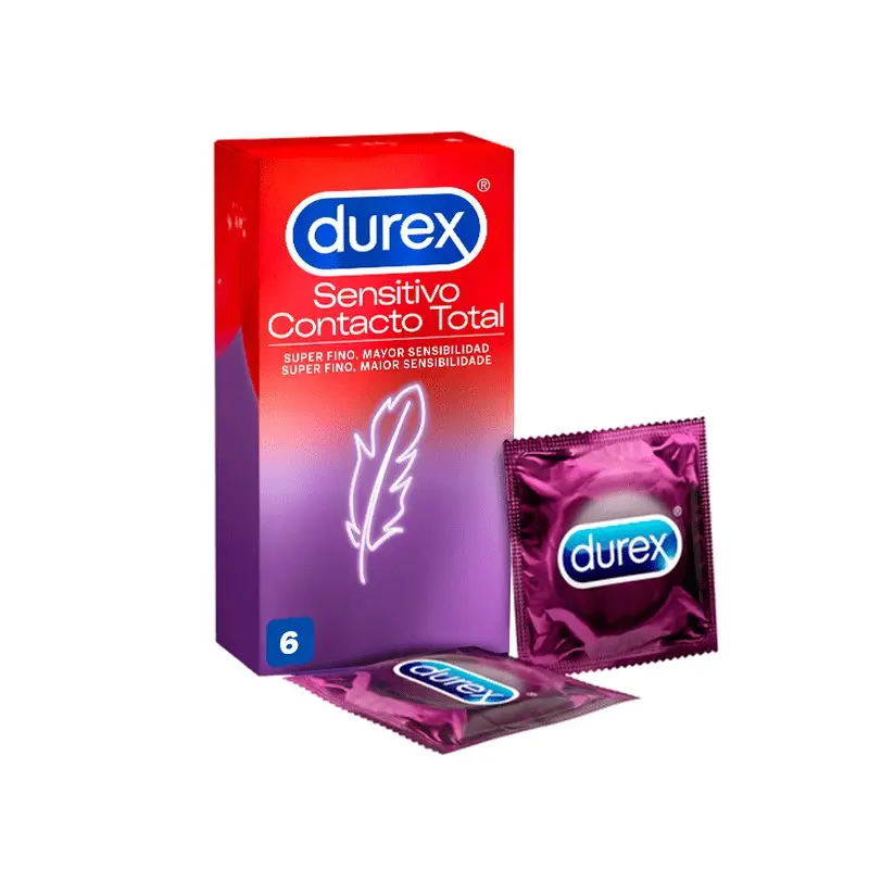 DUREX SENSITIVO CONTACTO TOTAL 12 UNID