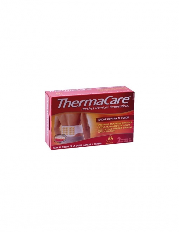 THERMACARE 2 PARCHES PARA EL DOLOR DE LA ZONA LUMBAR Y CADERA