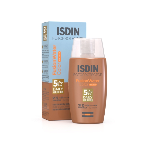 FOTOPROTECTOR ISDIN FUSION WATER COLOR BONZE SPF50 50ML