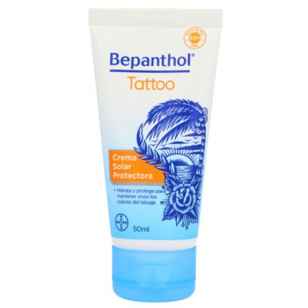 BEPANTHOL TATTOO CREMA SOLAR SPF 50+ 50ML