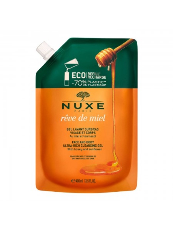 NUXE REVE DE MIEL GEL LIMPIADOR ECO-REFILL 750ML