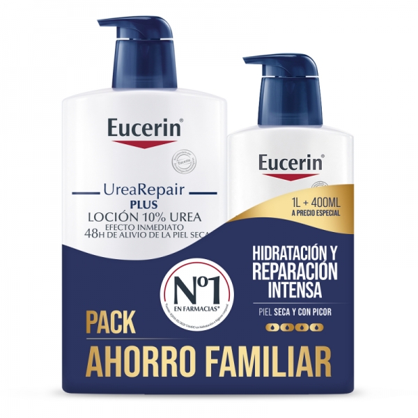 EUCERIN PACK AHORRO LOCION UREA 1L + 400ML