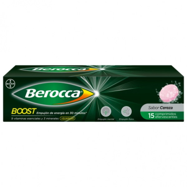 BEROCCA BOOTS 15 COMPRIMIDOS EFERVESCENTES