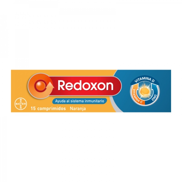 REDOXON EXTRA DEFENSAS SABOR NARANJA 15 COMPRIMIDOS EFERVESCENTES